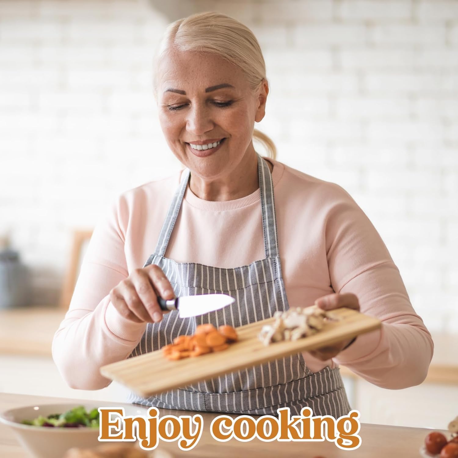 Bamboo Cutting Board Gift for Grandma from Grandkids - Image 5