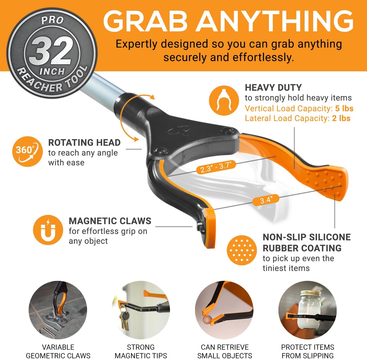 EZPIK Grip Aid Tool Grabber Reacher - Image 5