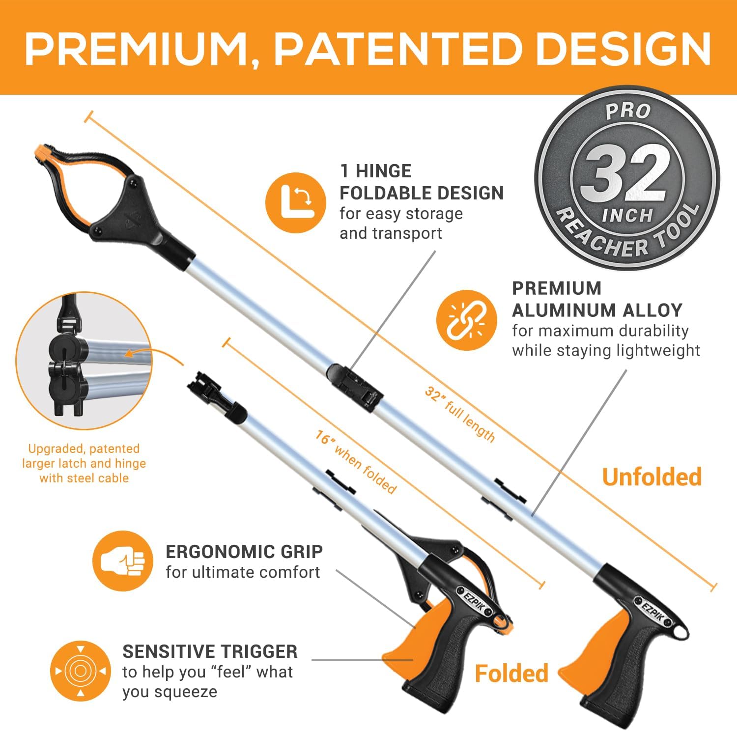 EZPIK Grip Aid Tool Grabber Reacher - Image 6
