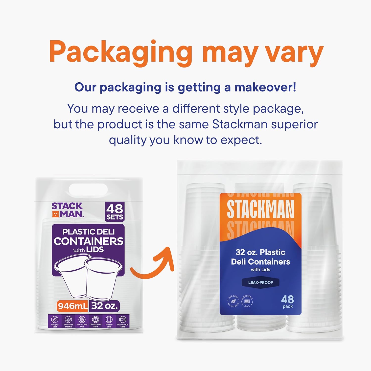 Quart Plastic Deli Containers with Lids - Image 7