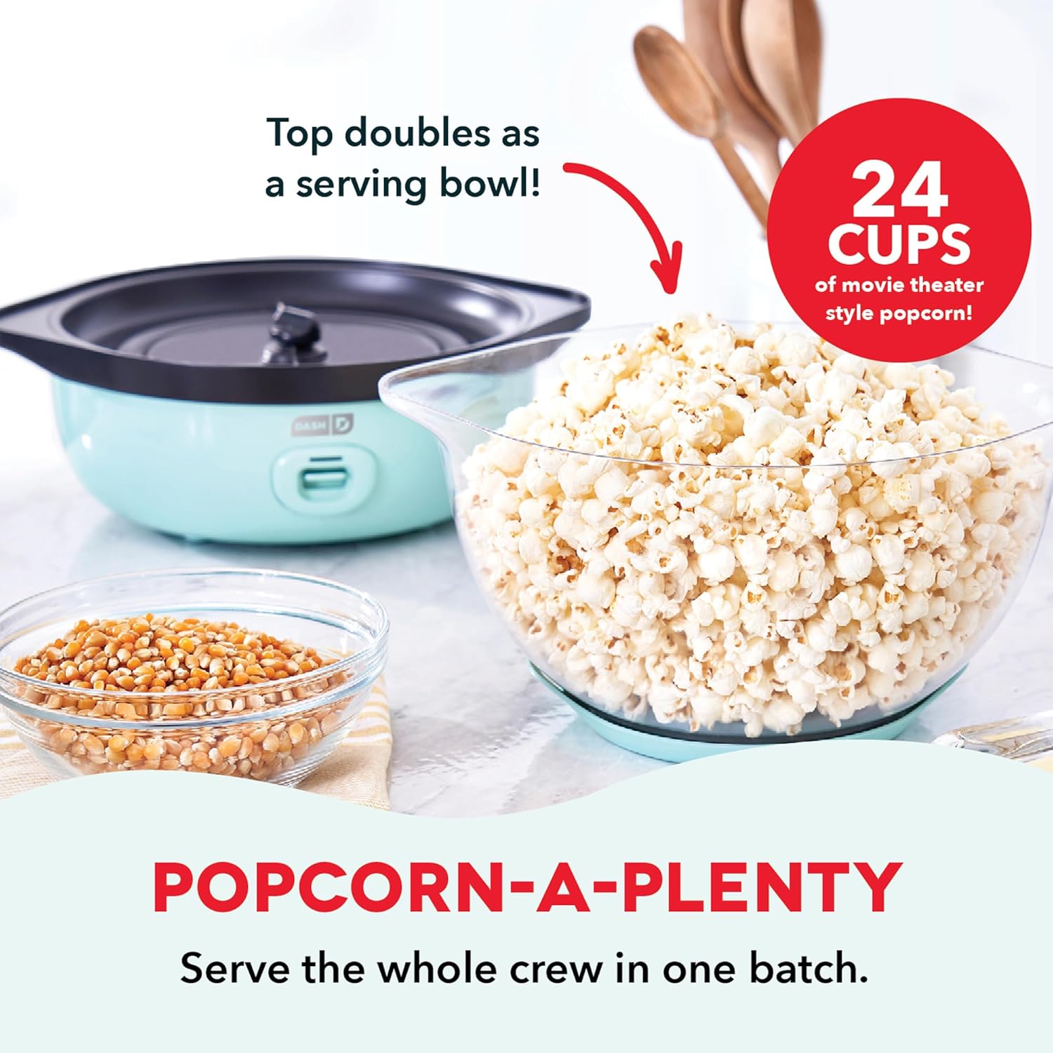 DASH SmartStore Deluxe Stirring Popcorn Maker - Image 3