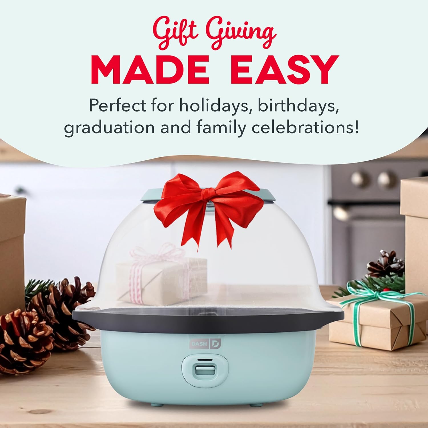 DASH SmartStore Deluxe Stirring Popcorn Maker - Image 9