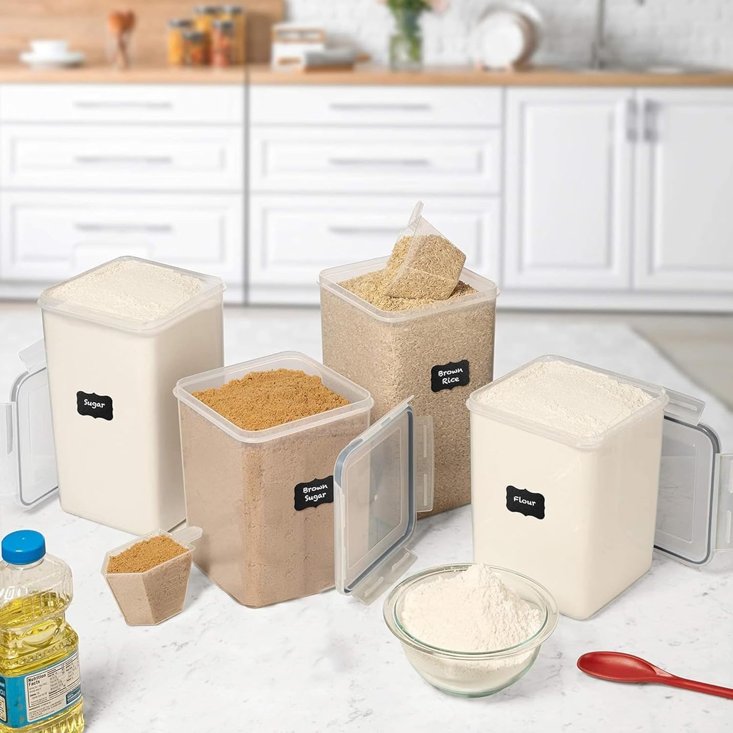 Airtight Kitchen Storage Containers Set - Image 6