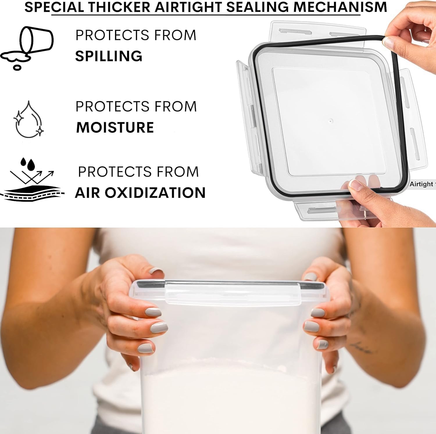 Airtight Kitchen Storage Containers Set - Image 7