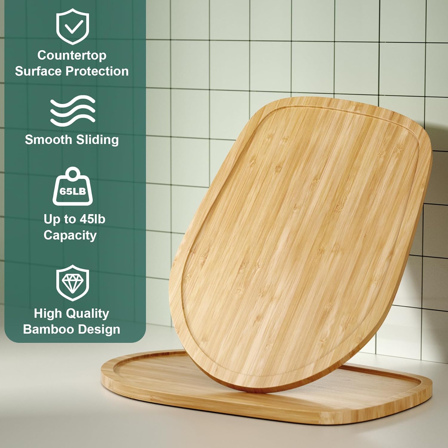 GuanQiao Bamboo Slider for KitchenAid Stand Mixer - Image 6