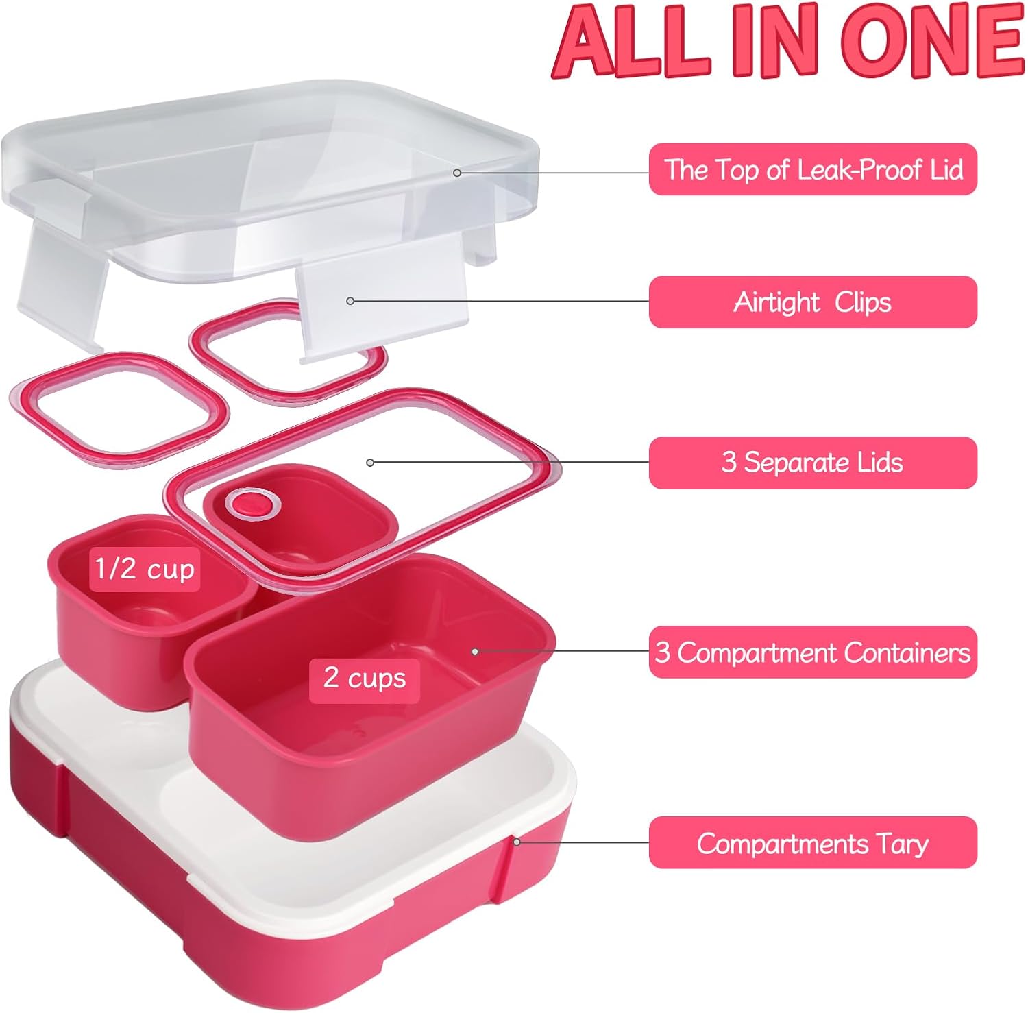 Genteen Small Kids Snack Containers for School - Image 5