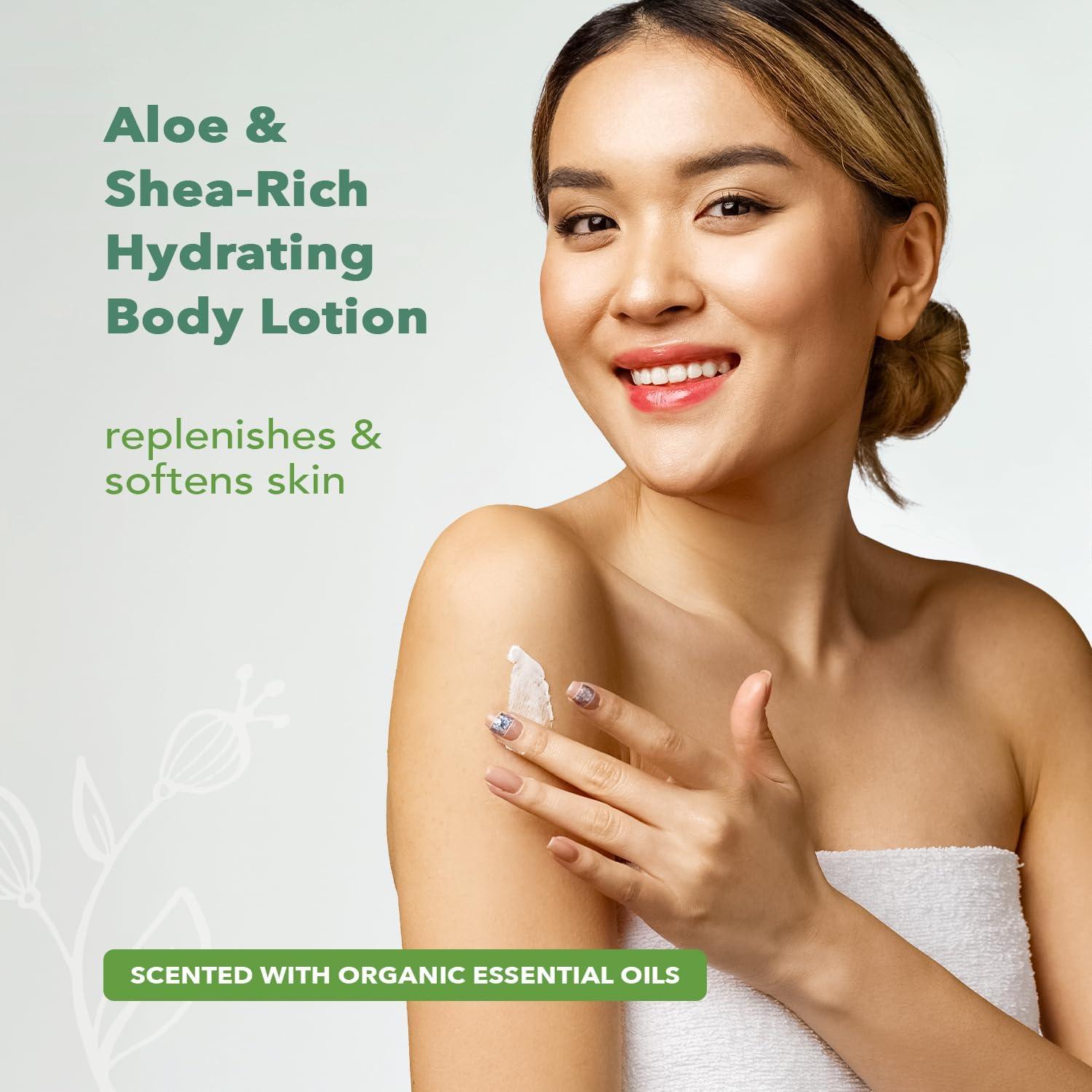 Nourish Organic Body Lotion, Almond Vanilla - Image 6