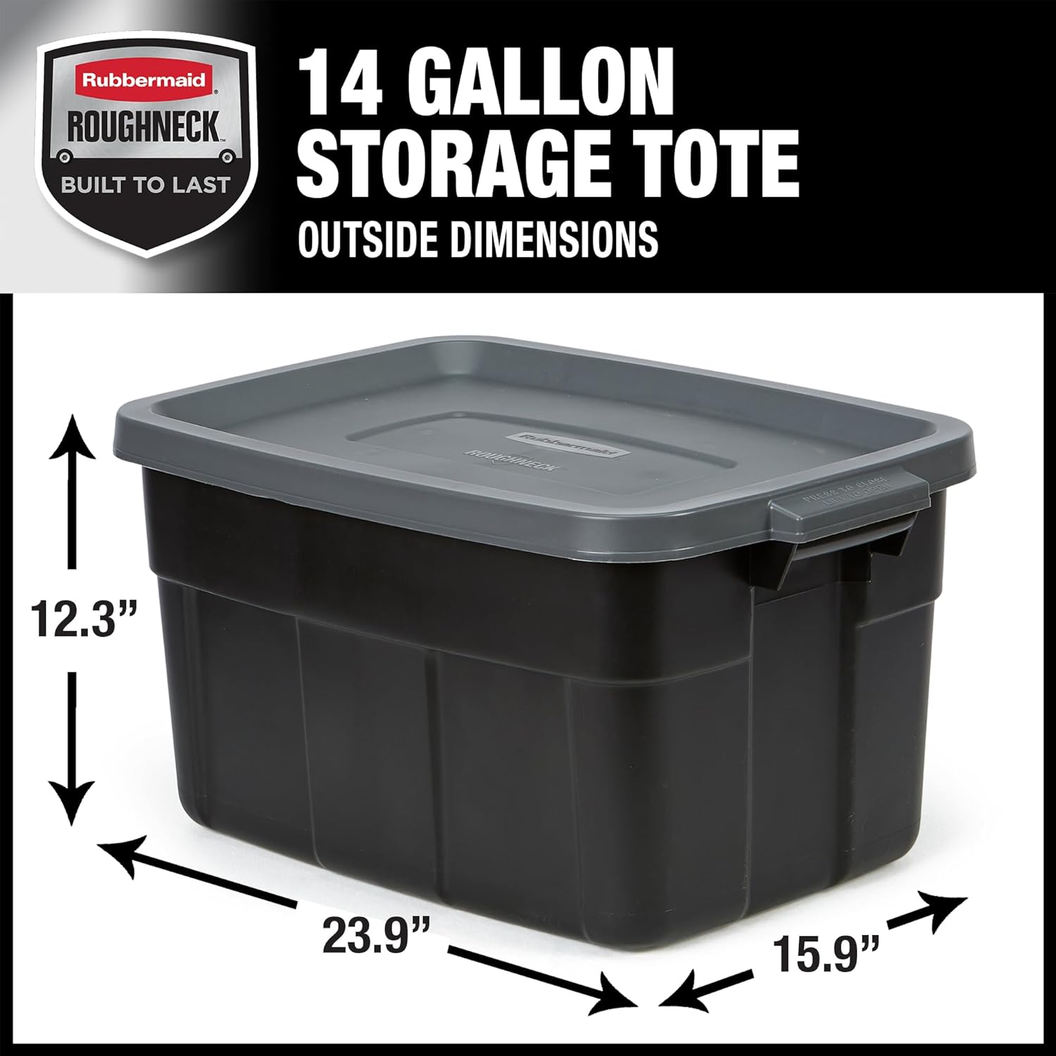 Rubbermaid Heavy Duty Storage Bins - Image 3