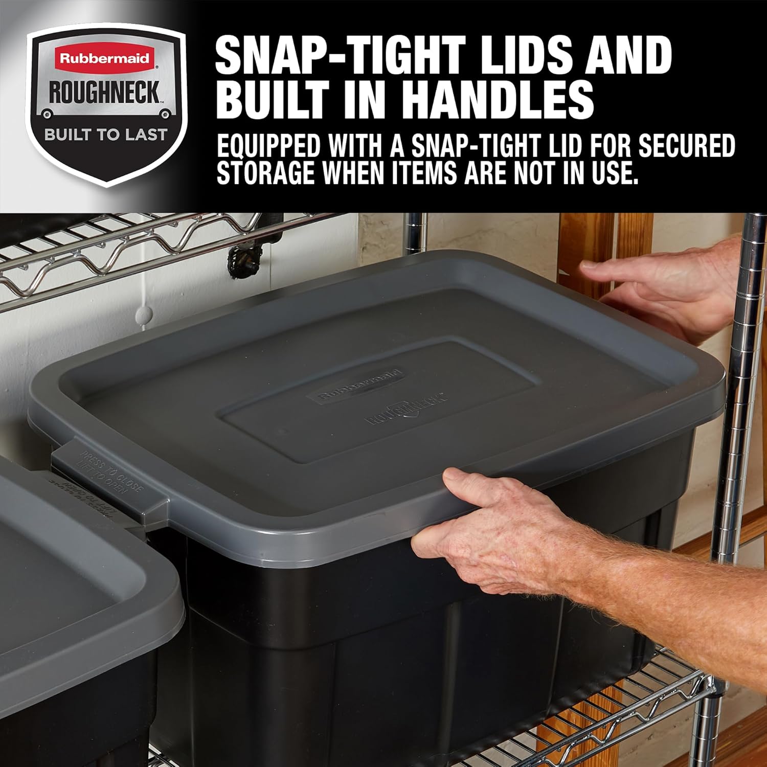 Rubbermaid Heavy Duty Storage Bins - Image 4