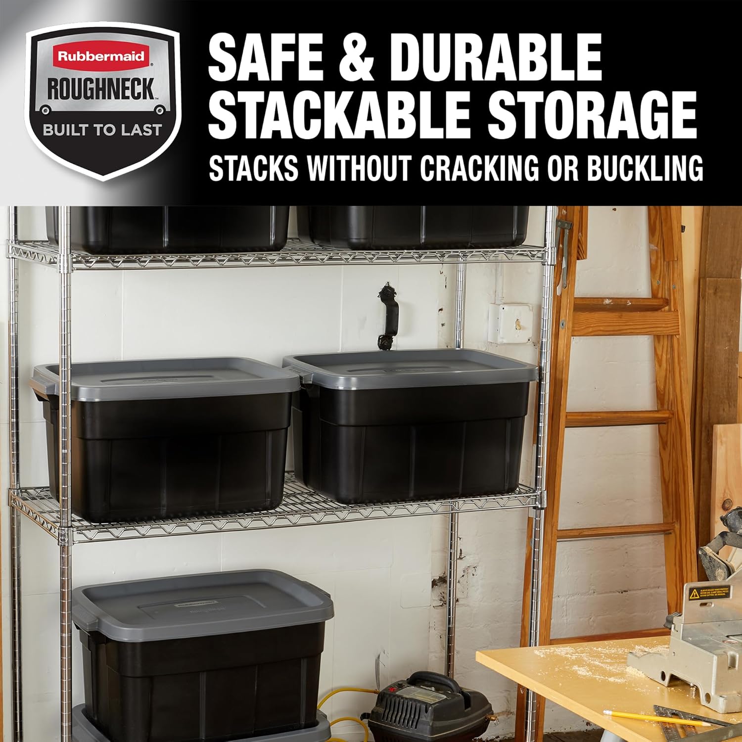 Rubbermaid Heavy Duty Storage Bins - Image 6