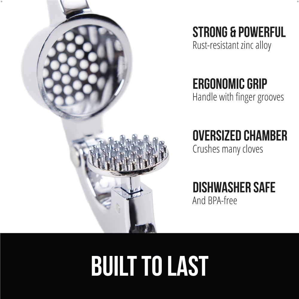 GORILLA GRIP Garlic Press and Peel Set - Image 3