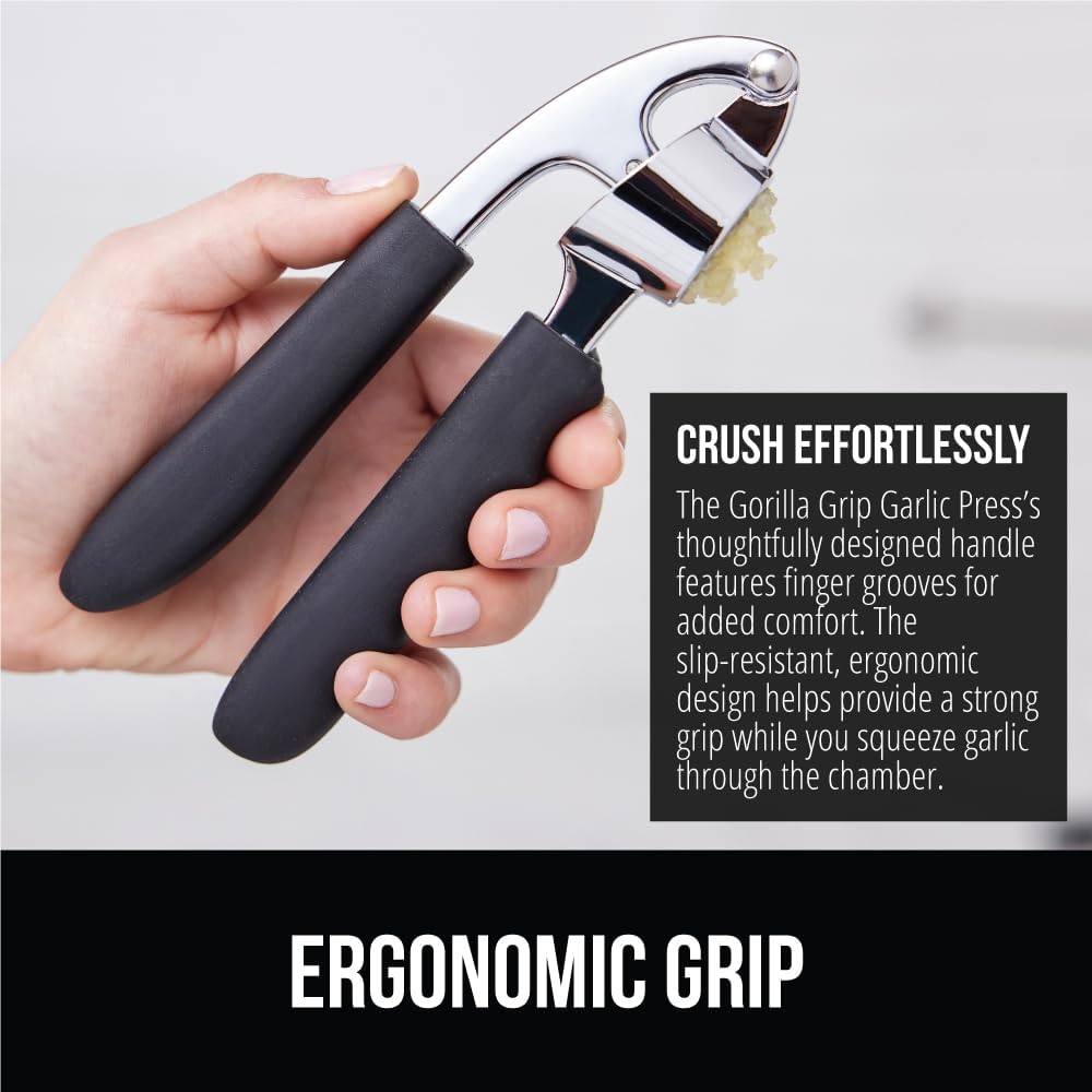 GORILLA GRIP Garlic Press and Peel Set - Image 4