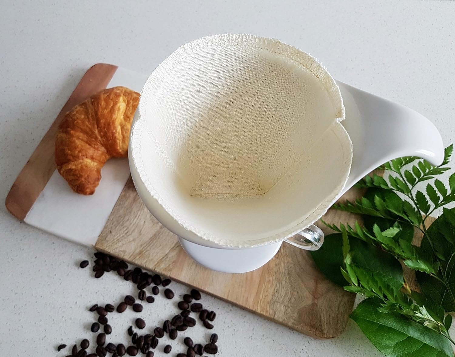 Hemp Reusable Coffee Filter - Image 6