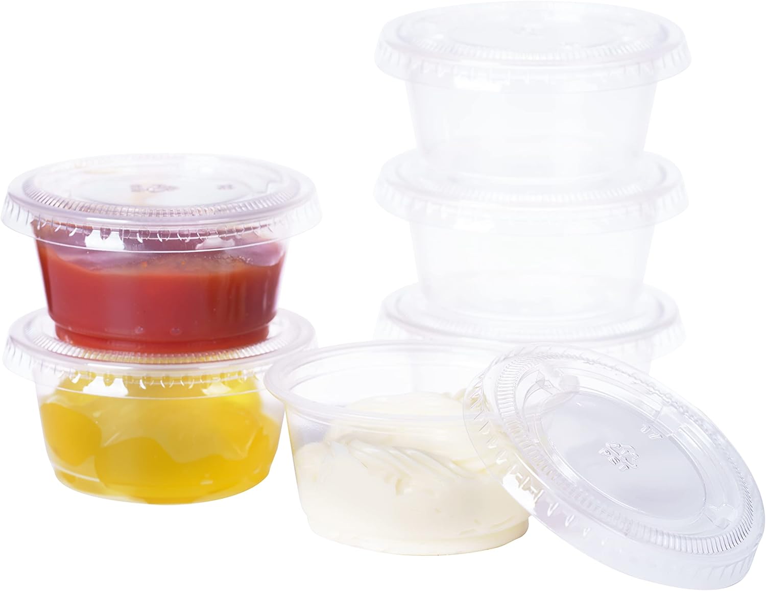 Disposable Plastic Souffle Cups with Lids - Image 6
