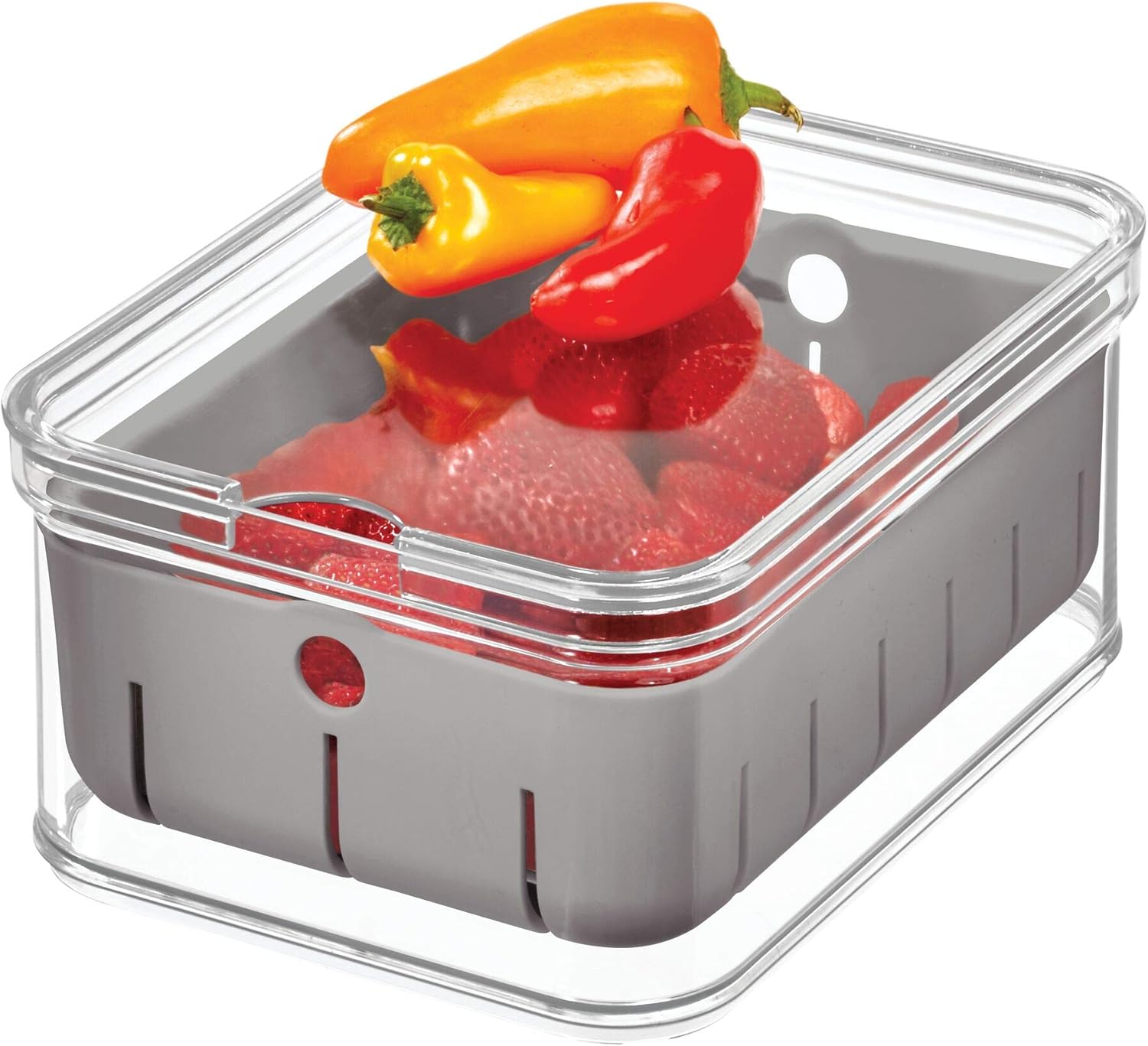 iDesign Recycled Plastic Produce Storage Container - Image 5