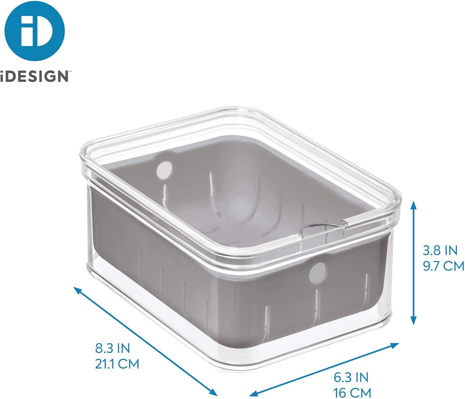 iDesign Recycled Plastic Produce Storage Container - Image 6