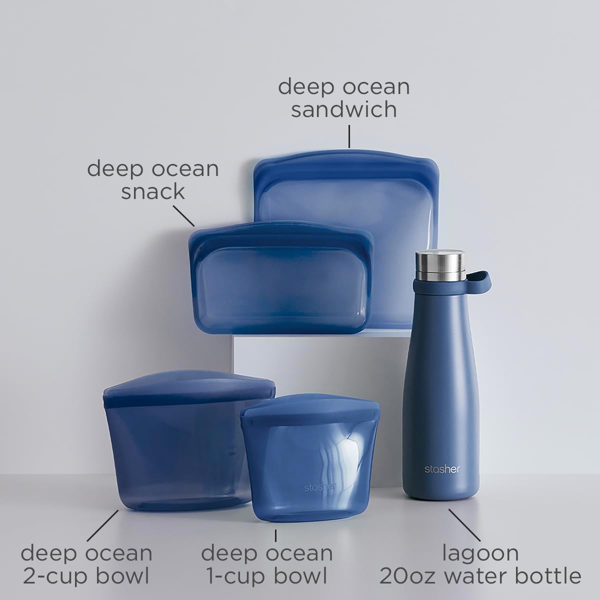 Stasher Reusable Food Storage Bags Kit - Image 3