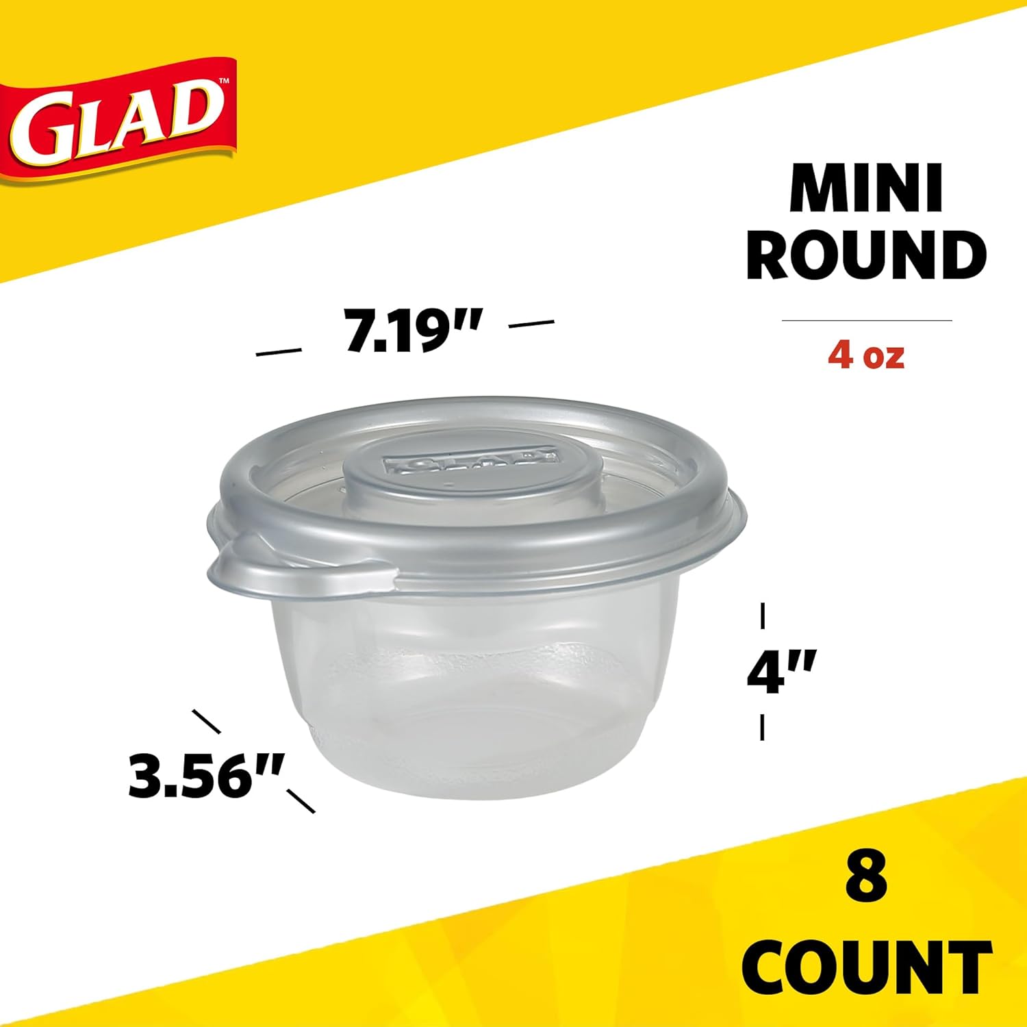 Glad Mini Round Food Storage Containers - Image 3