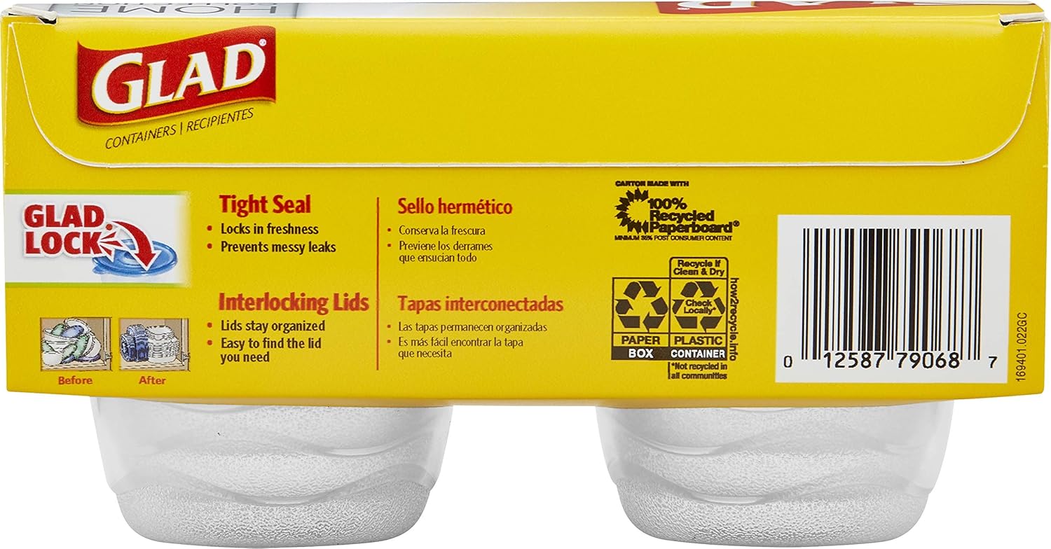Glad Mini Round Food Storage Containers - Image 12