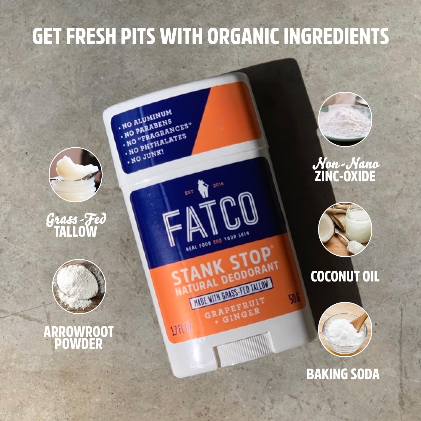 FATCO Stank Stop Natural Deodorant - Image 4
