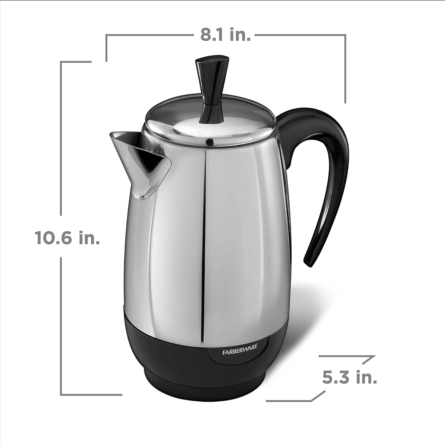 Farberware 8-Cup Electric Coffee Percolator - Image 8