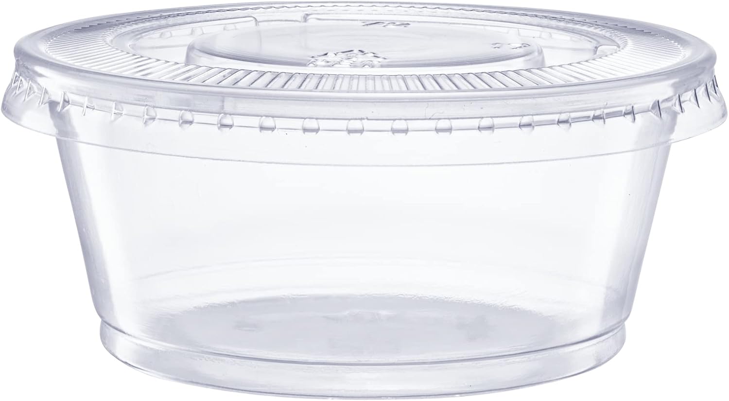 Clear Plastic Portion Cups with Lids - Image 3