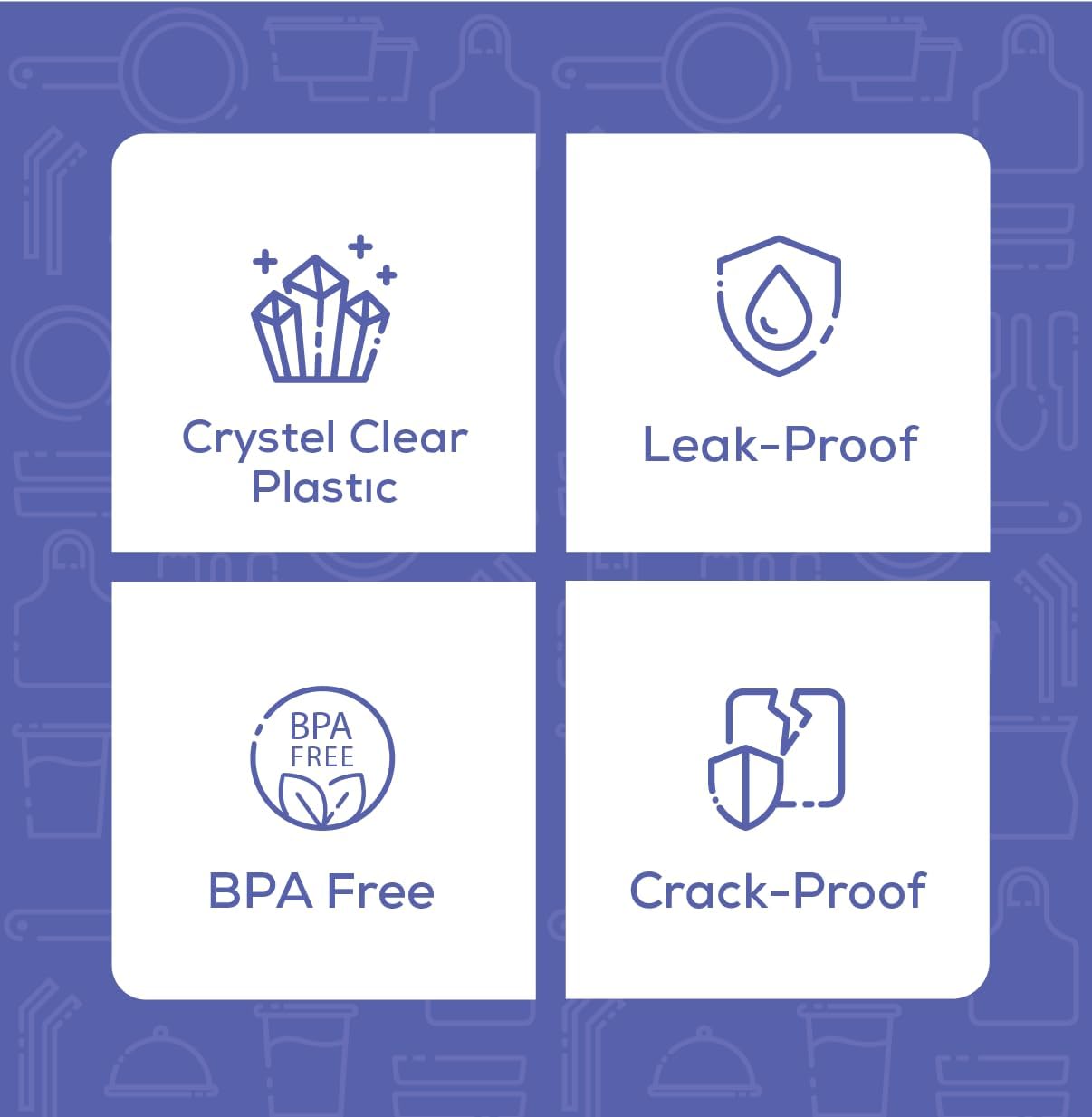 Clear Plastic Portion Cups with Lids - Image 5