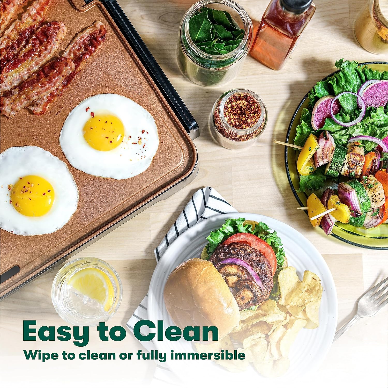 Bella XL Electric Ceramic Titanium Griddle - Image 6