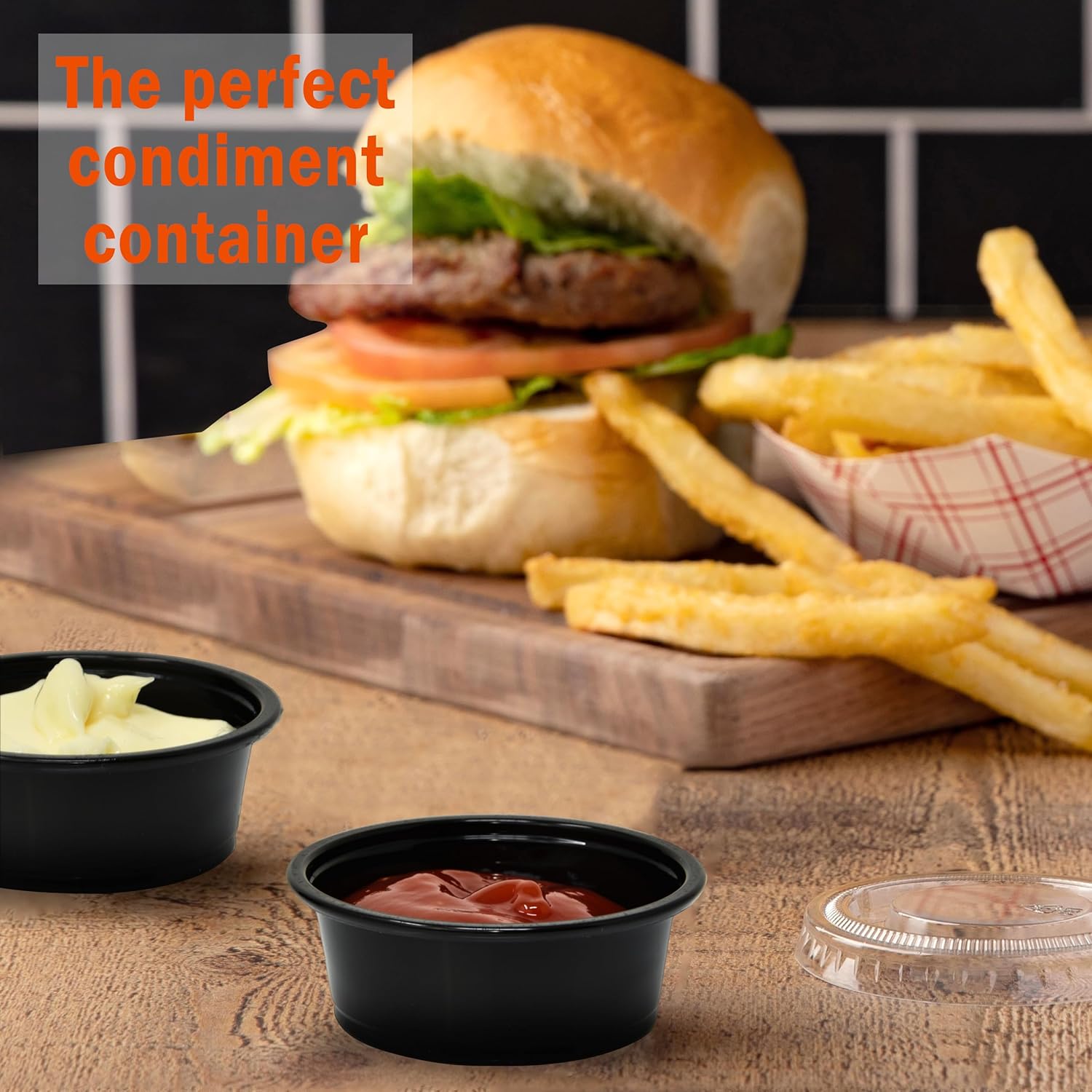 Galashield Black Jello Shot Cups with Lids - Image 7