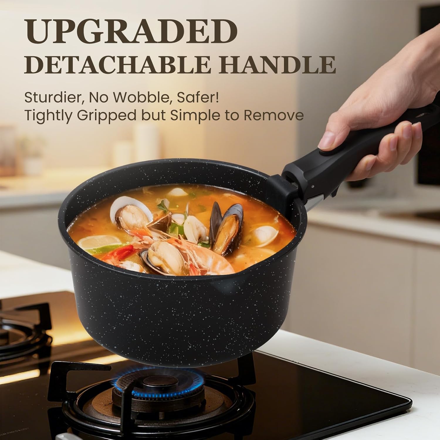 KIKCOIN Non Stick Cookware Set - Image 7