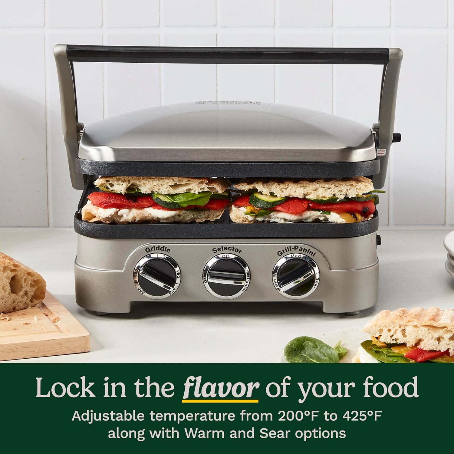 Cuisinart 5-in-1 Griddler Grill and Panini Press - Image 6