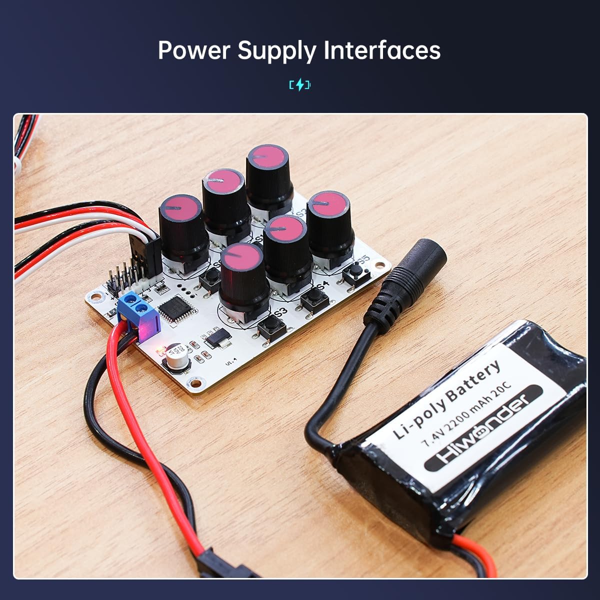 RC Digital Servo Tester 6 Channels Motor Servo Controller Centering Tool - Image 3