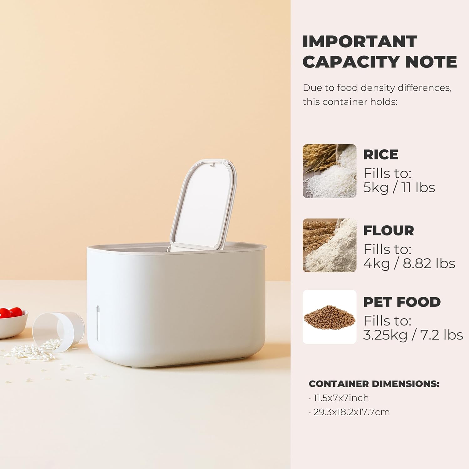 Zuutii Large Food Storage Container with Lid - Image 3