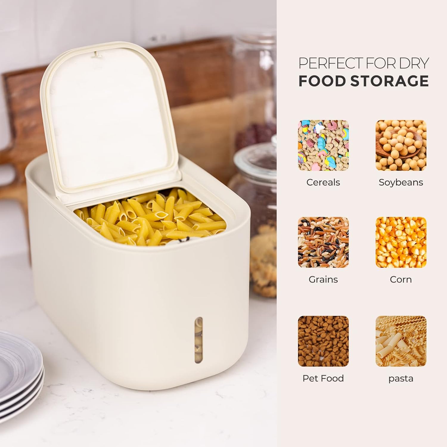 Zuutii Large Food Storage Container with Lid - Image 4