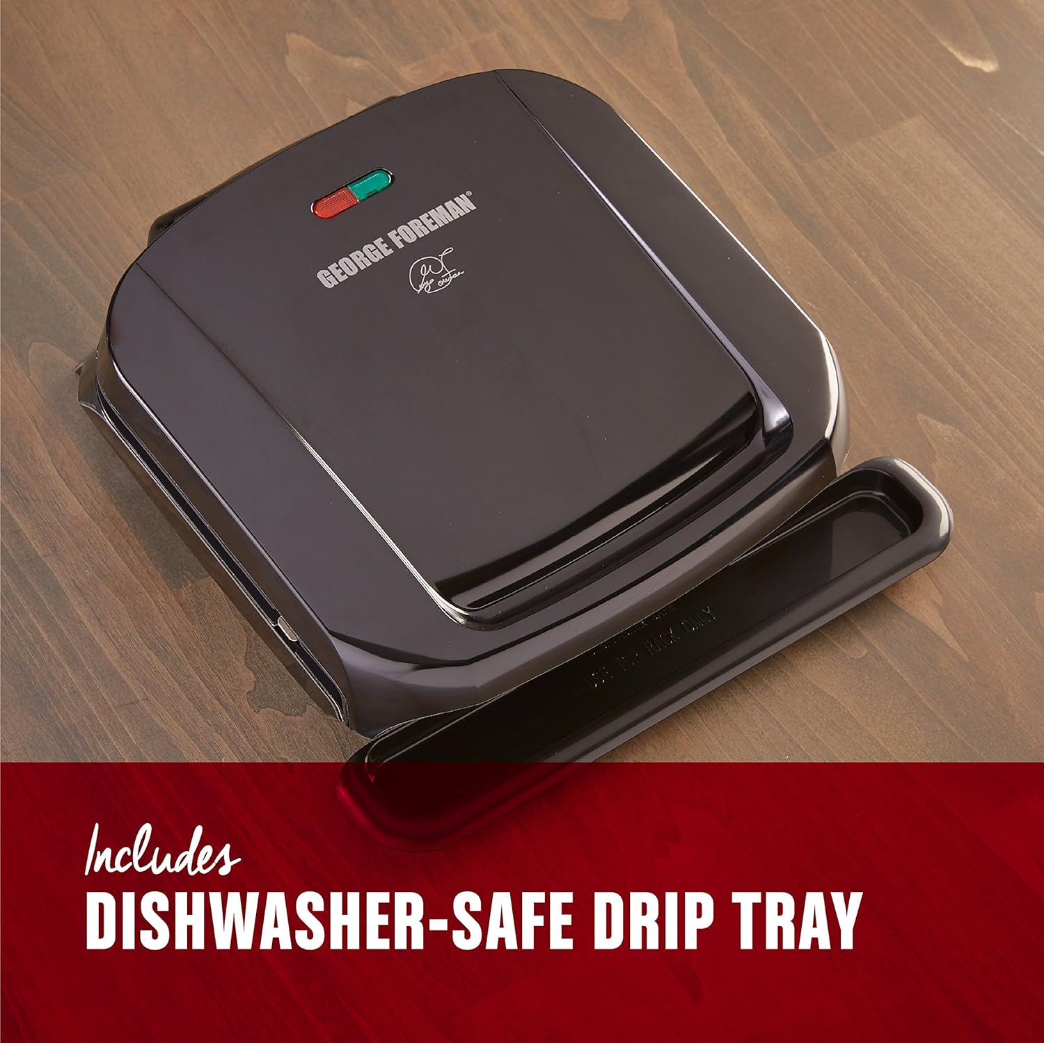 George Foreman 4-Serving Electric Grill and Panini Press - Image 5