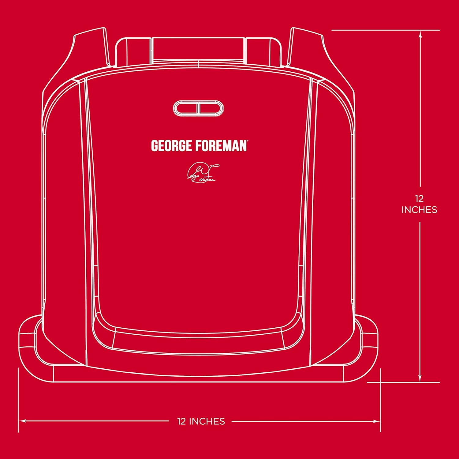 George Foreman 4-Serving Electric Grill and Panini Press - Image 8