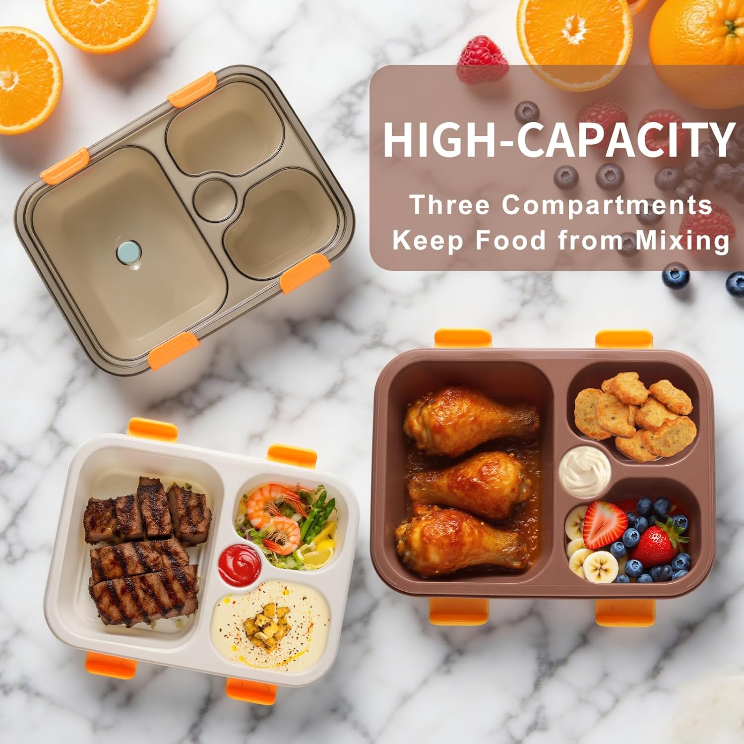 Leak-Proof Adult Bento Box Container Set - Image 4