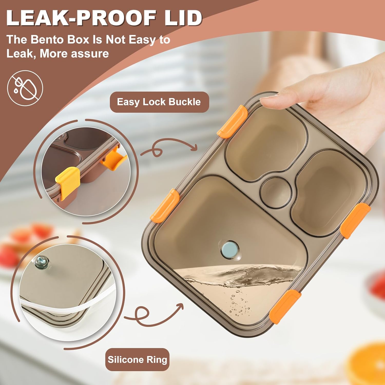 Leak-Proof Adult Bento Box Container Set - Image 7