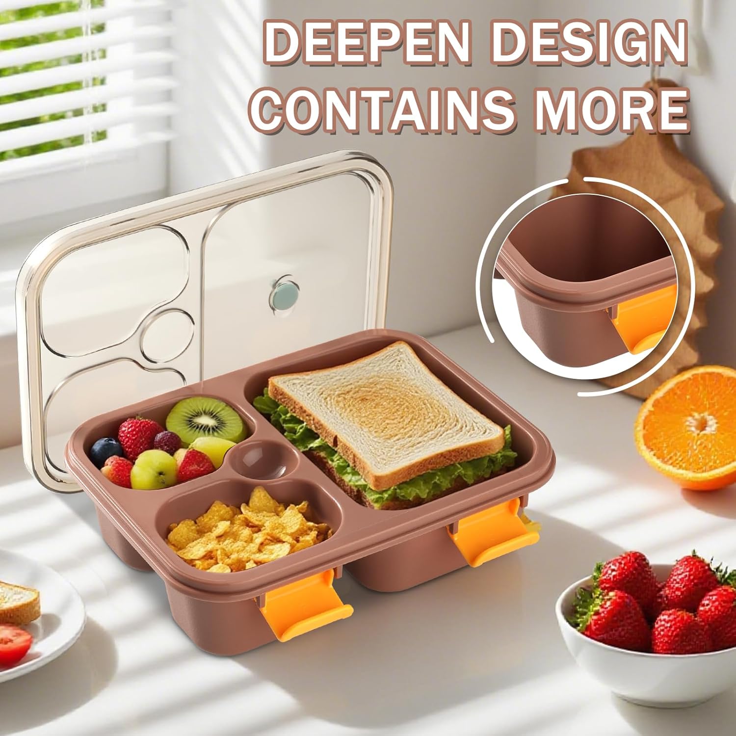 Leak-Proof Adult Bento Box Container Set - Image 9