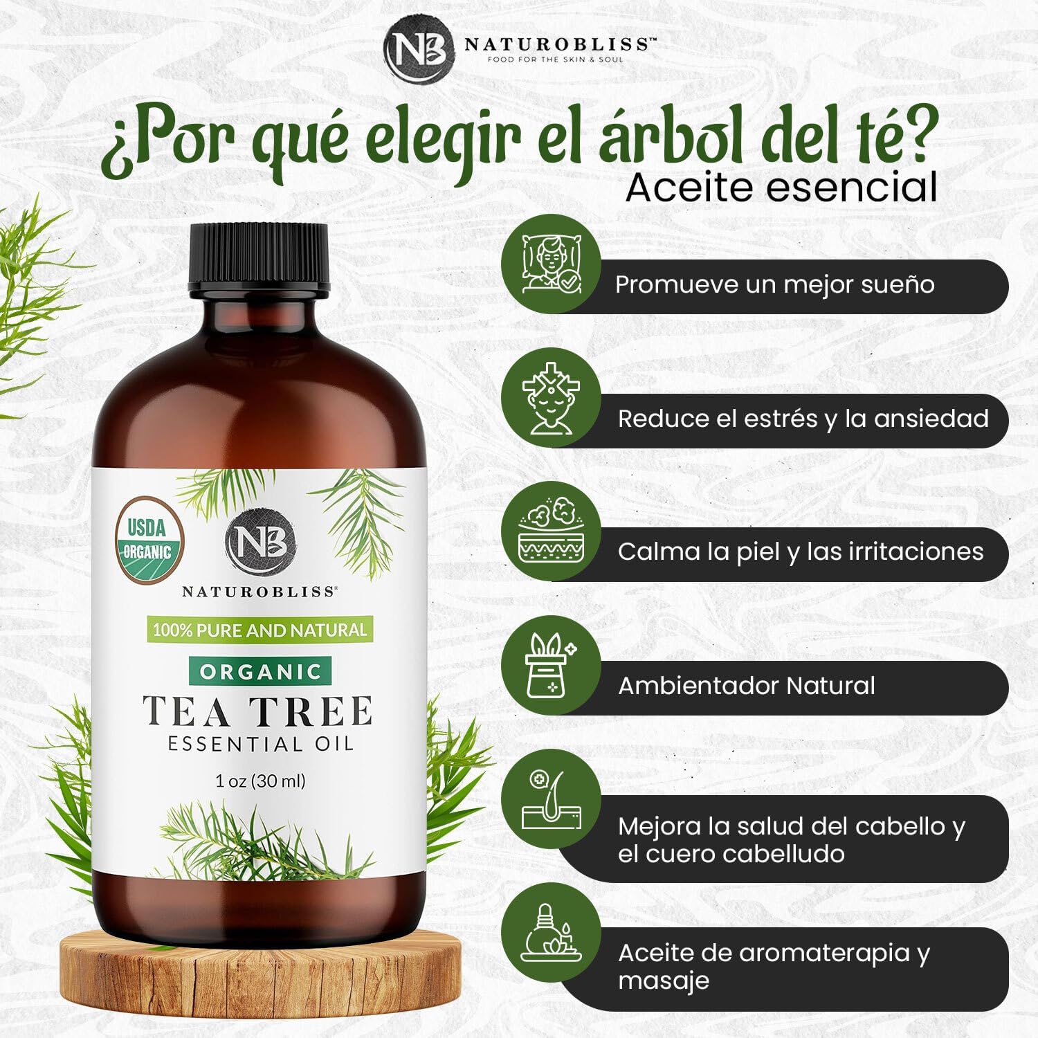 NaturoBliss Organic Tea Tree Essential Oil - Image 4