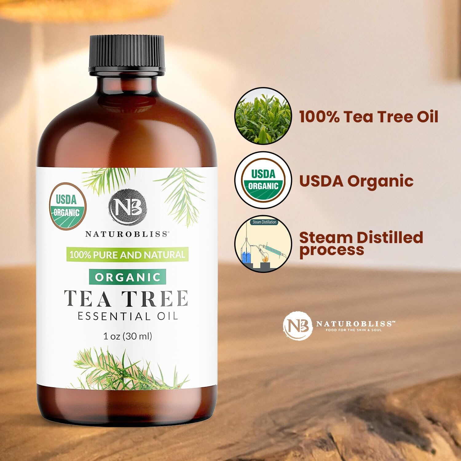 NaturoBliss Organic Tea Tree Essential Oil - Image 9