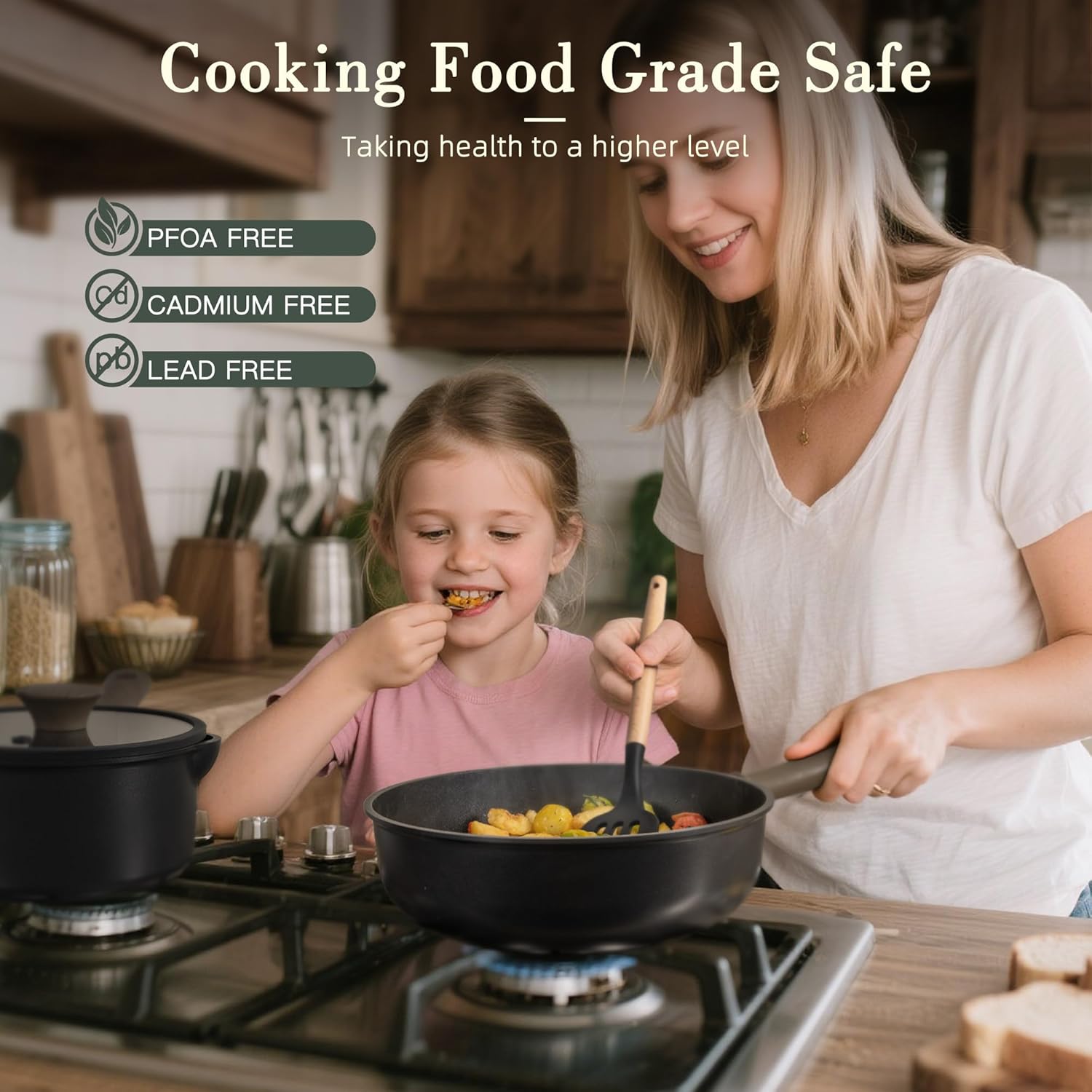 Astercook Non Stick Pots and Pans Set - Image 10