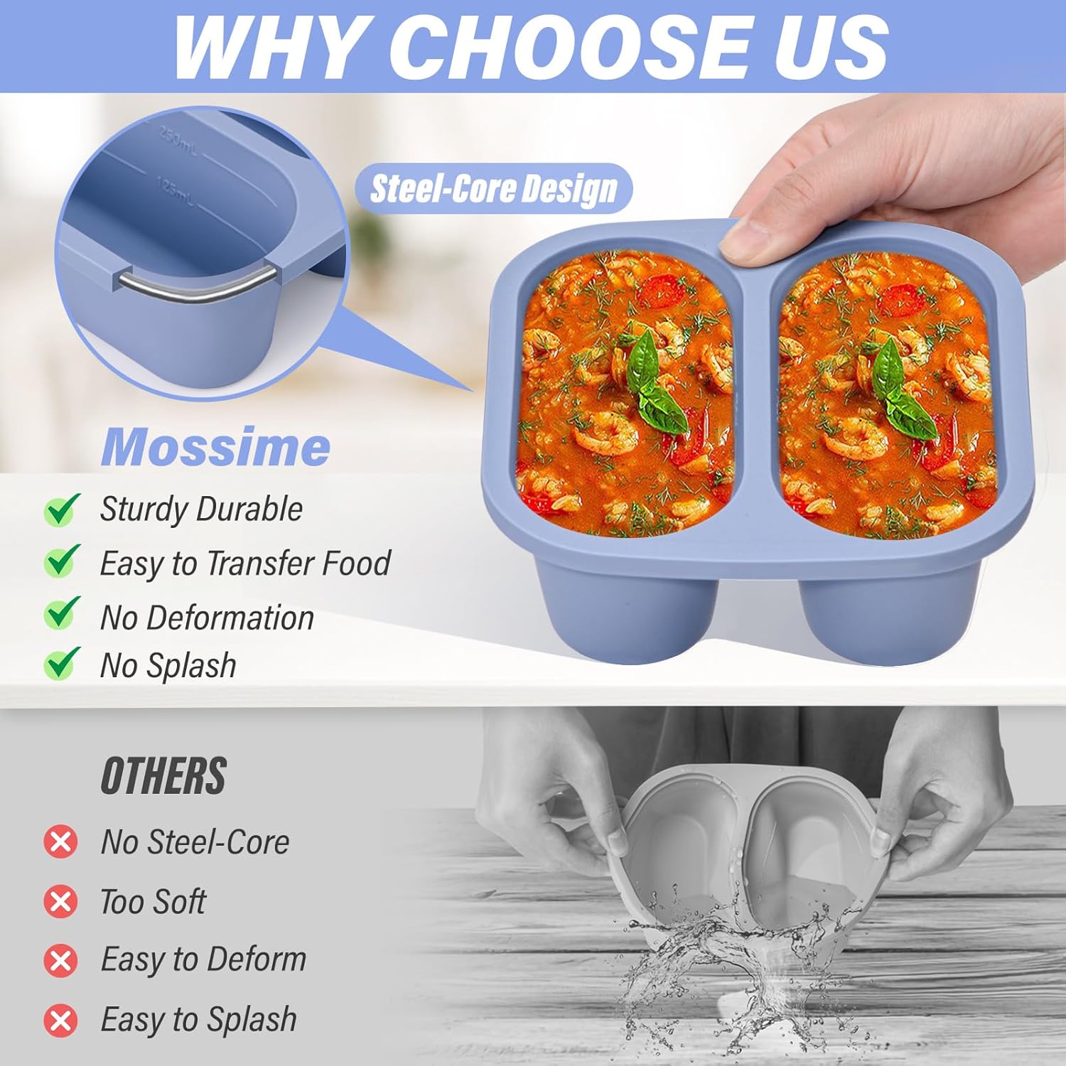 Mossime Silicone Soup Freezer Molds - Image 3