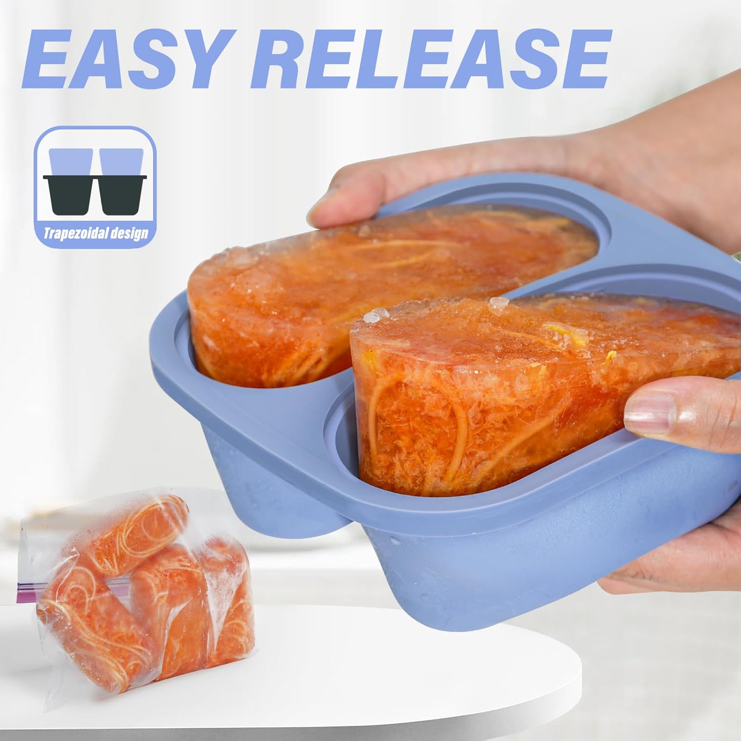 Mossime Silicone Soup Freezer Molds - Image 4