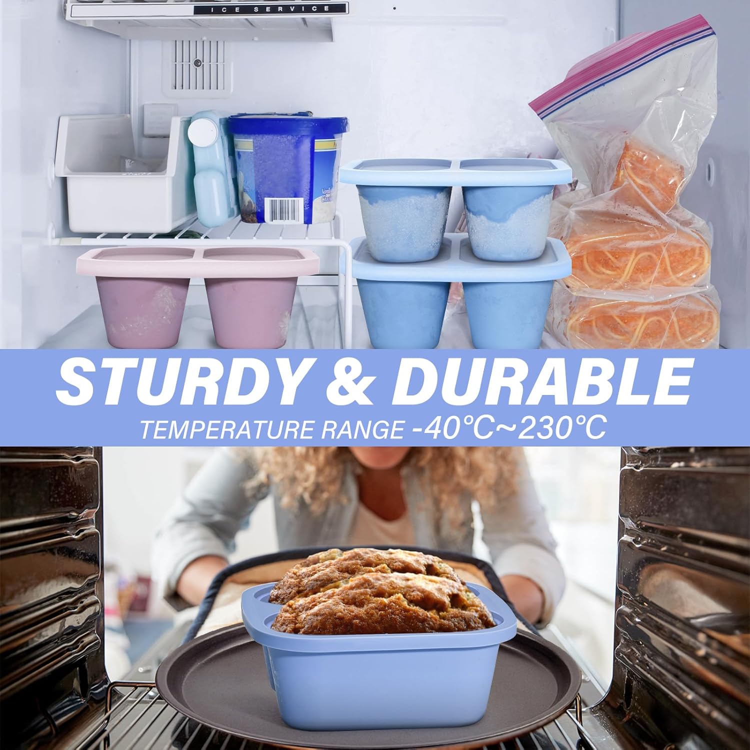 Mossime Silicone Soup Freezer Molds - Image 5