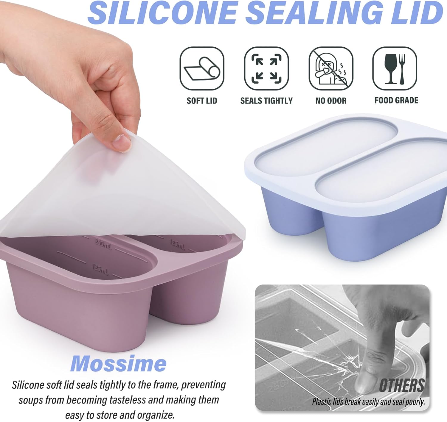 Mossime Silicone Soup Freezer Molds - Image 7