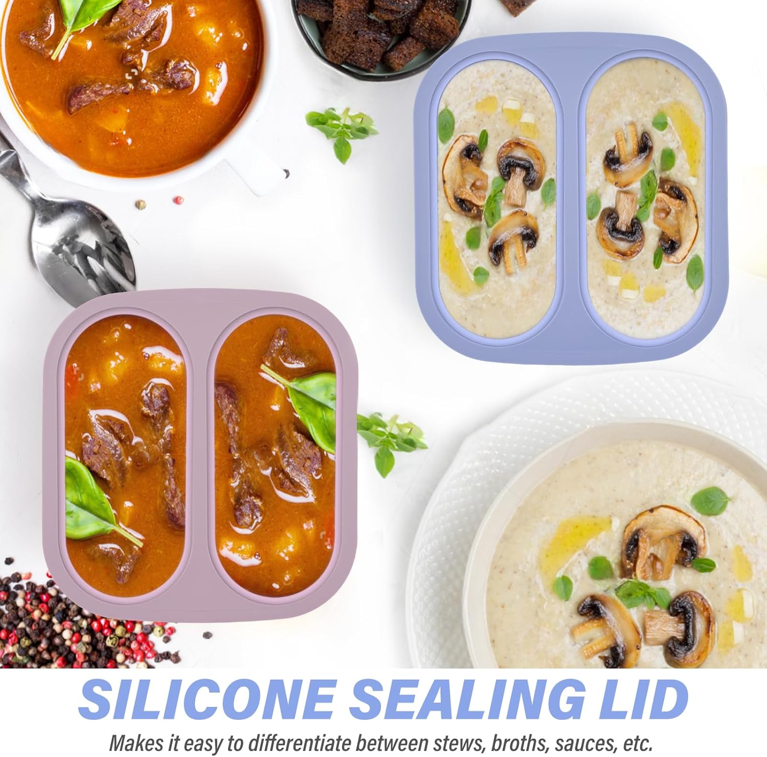 Mossime Silicone Soup Freezer Molds - Image 9