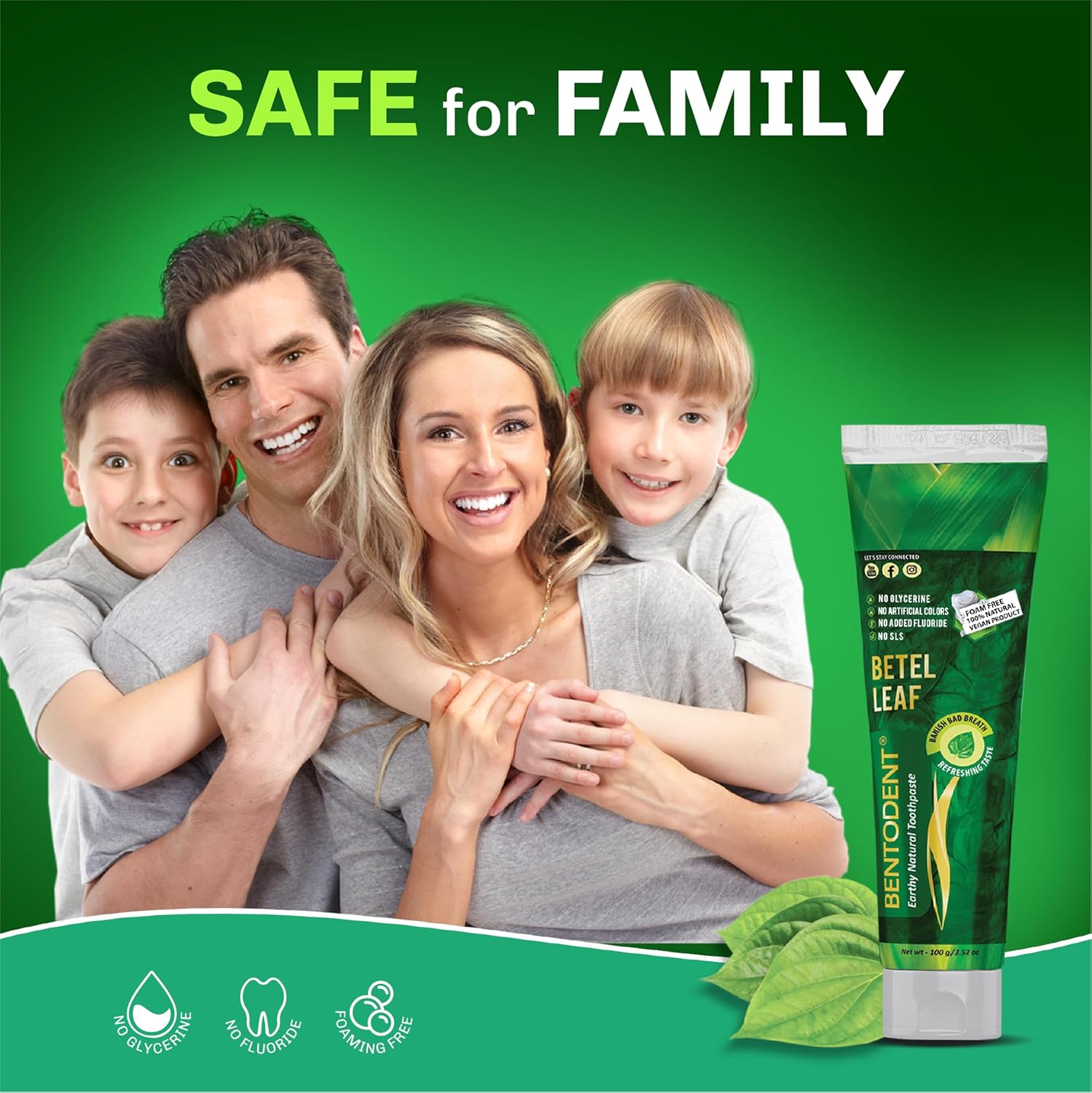 Bentodent Natural Toothpaste With Calcium Bentonite Clay - Image 9