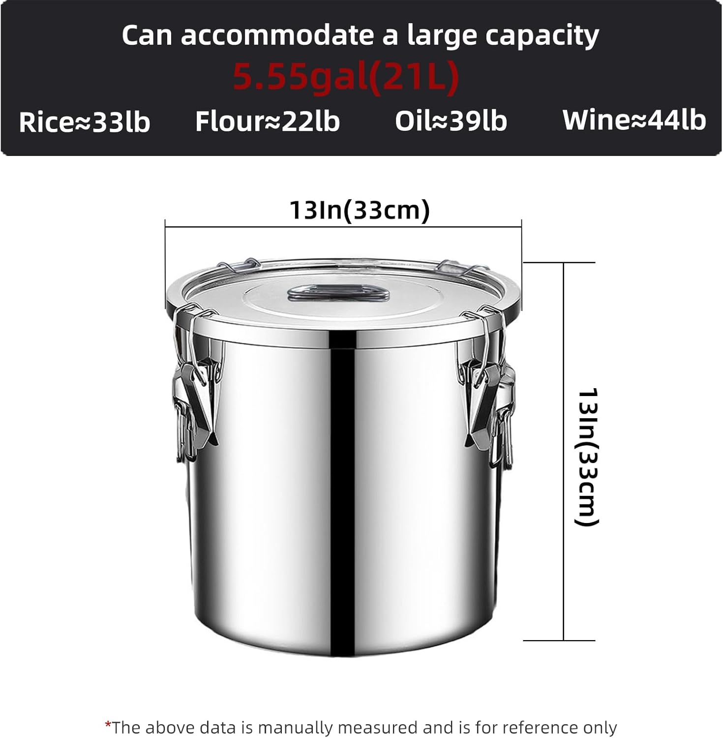 304 Stainless Steel Airtight Food Storage Containers with Locking Lids - Image 6