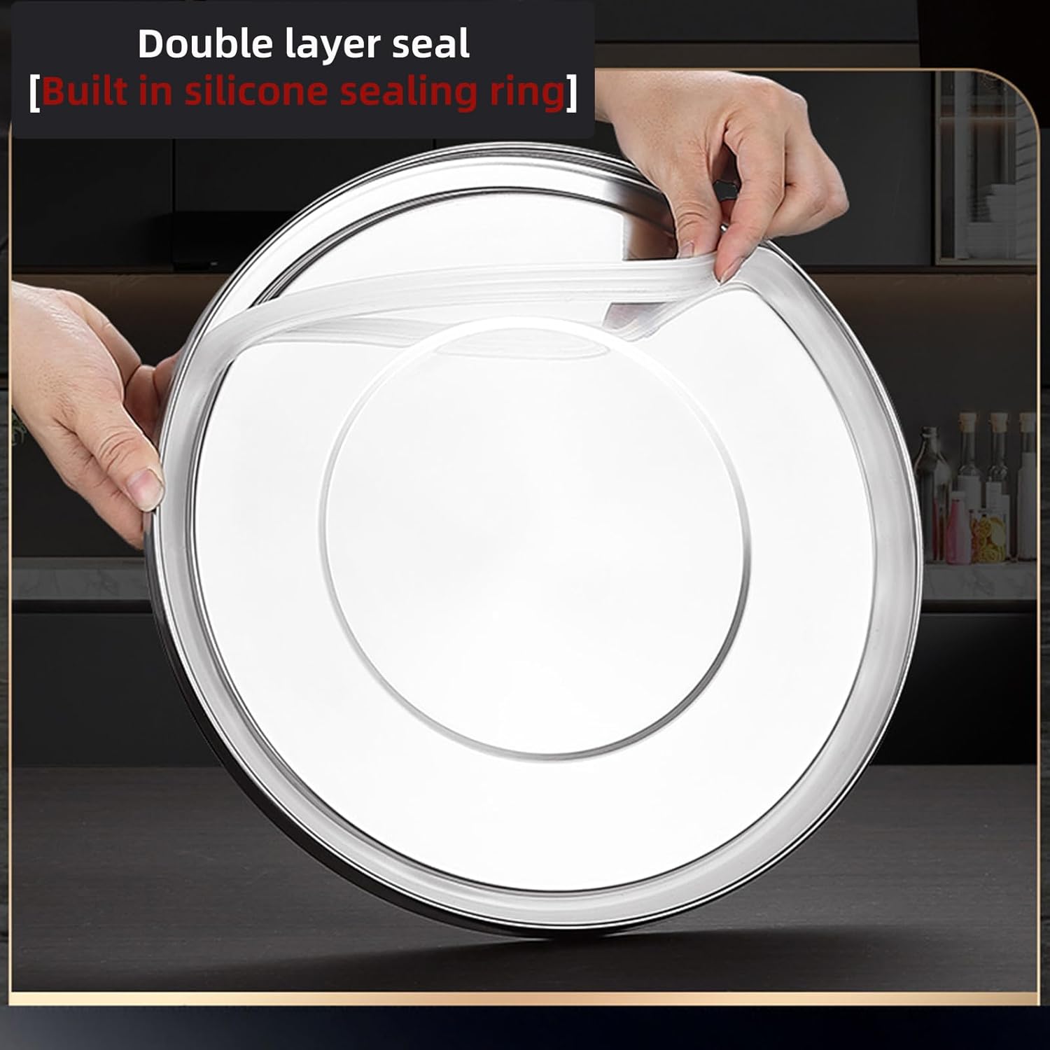 304 Stainless Steel Airtight Food Storage Containers with Locking Lids - Image 8